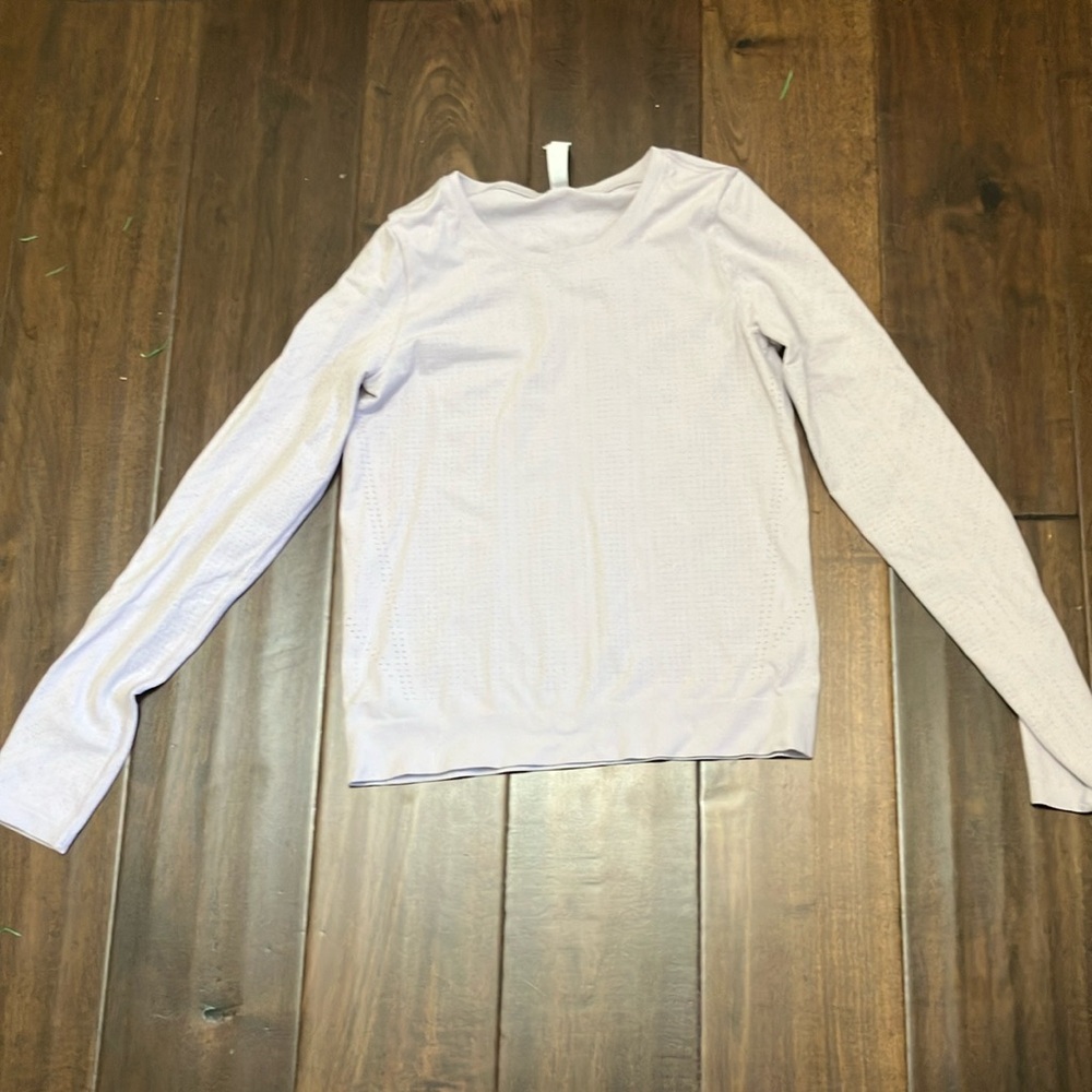 Athleta lilac long sleeve xs